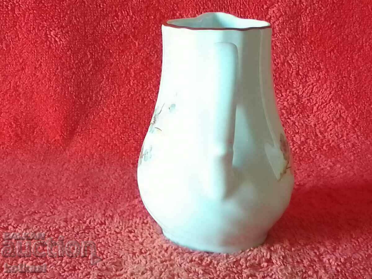Delivery of Old Bulgarian porcelain Latiera small jug vessel marked Delivery of Old Bulgarian porcelain Latiera small jug vessel marked