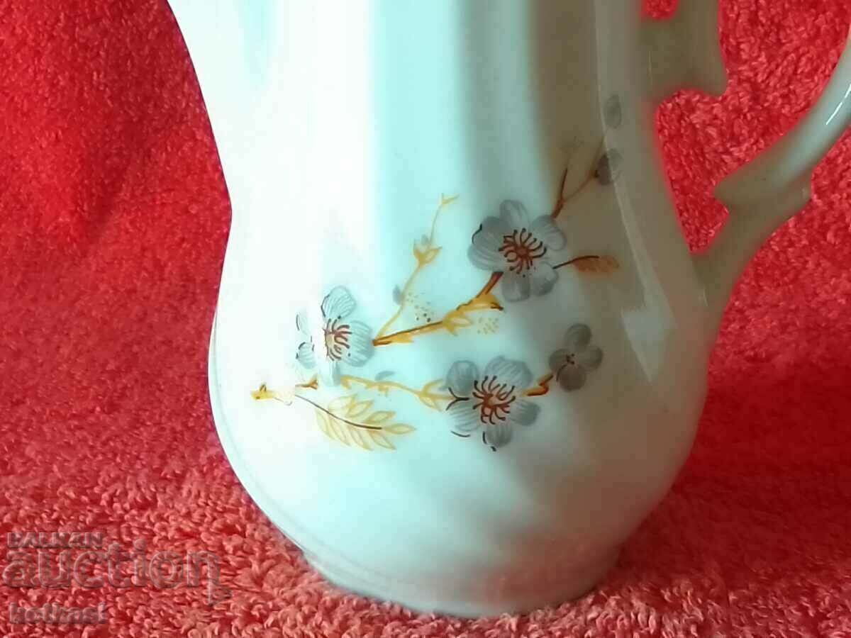 Old Bulgarian porcelain Latiera small jug vessel marked - 5 Old Bulgarian porcelain Latiera small jug vessel marked - 5