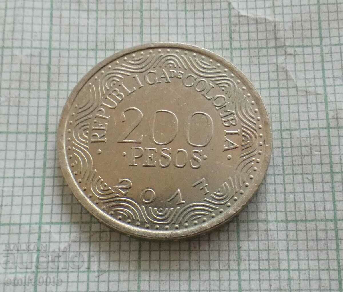 200 pesos 2017 Colombia