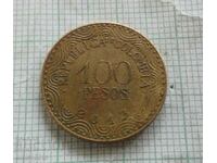 100 de pesos 2013 Columbia