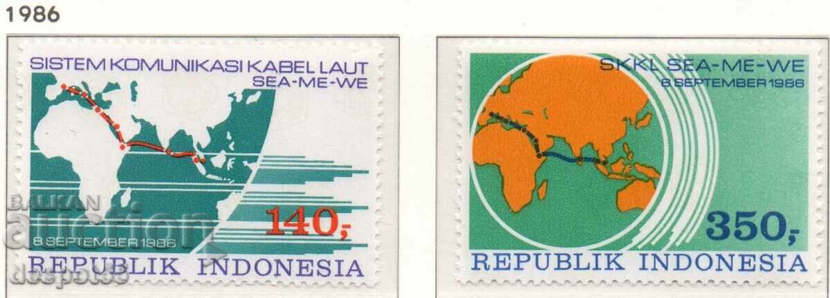 1986. Ινδονησία. Ανίχνευση καλωδίου επικοινωνίας Sea-Me-We