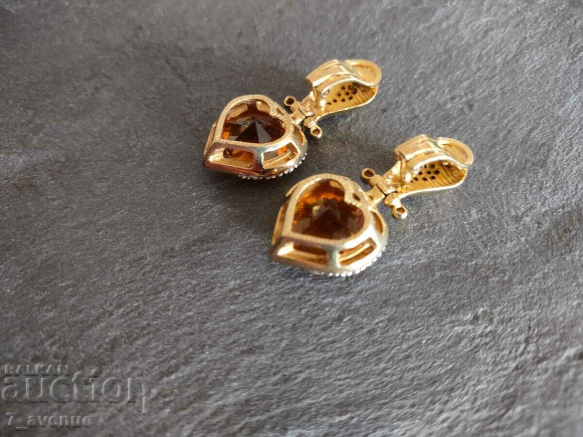 Silver earrings, clip, gilding, designer 18.04.24 with price 199.00 BGN | € 101.75 Silver earrings, clip, gilding, designer 18.04.24 with price 199.00 BGN | € 101.75