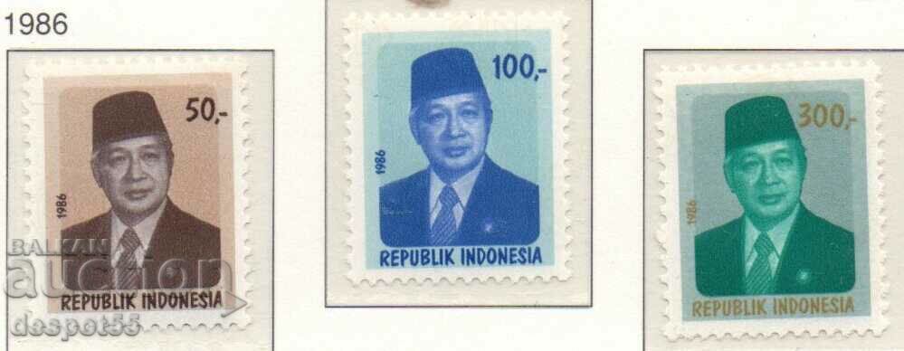 1986. Indonezia. Președintele Suharto.