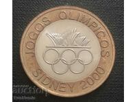 Portugalia. 200 de escudi Jocurile Olimpice din 2000 Sydney. UNC.