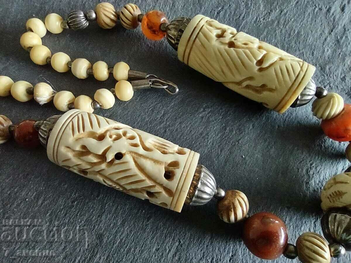 NECKLACE of bone, 18.04.2024 with price 199.00 BGN | € 101.75 NECKLACE of bone, 18.04.2024 with price 199.00 BGN | € 101.75