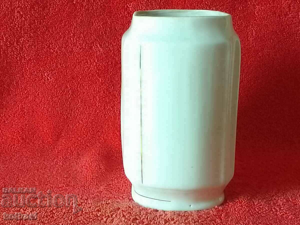 Delivery of Old Bulgarian porcelain pot Coffee jar gilding Delivery of Old Bulgarian porcelain pot Coffee jar gilding