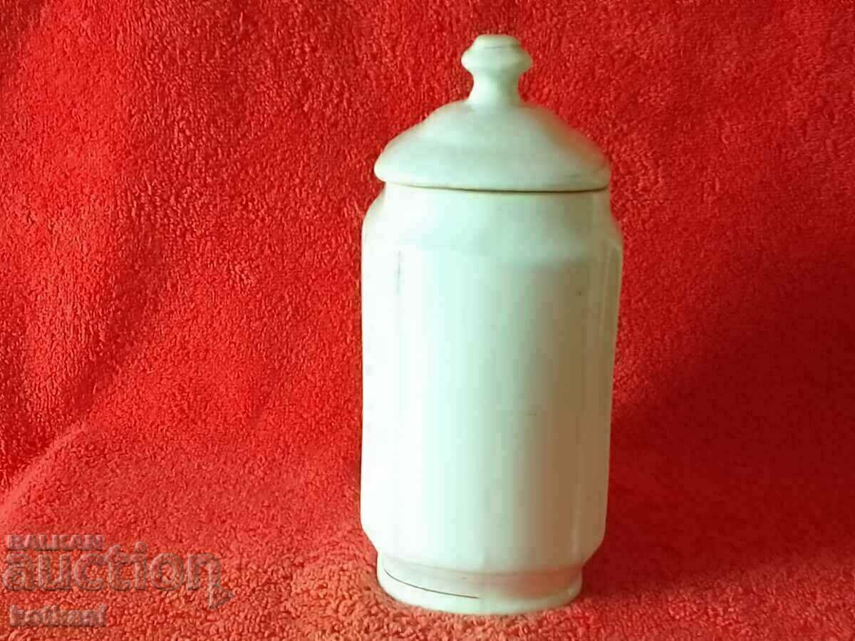 Old Bulgarian porcelain vessel Jar for Sugar gilding with price 8.50 BGN | € 4.35 Old Bulgarian porcelain vessel Jar for Sugar gilding with price 8.50 BGN | € 4.35