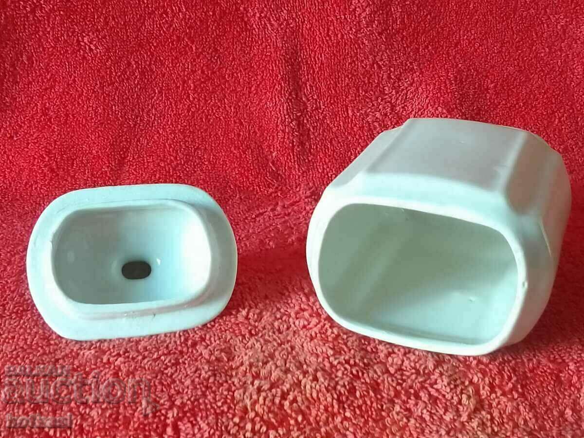 Old Bulgarian porcelain vessel Jar for D. leaf gilding - 5 Old Bulgarian porcelain vessel Jar for D. leaf gilding - 5