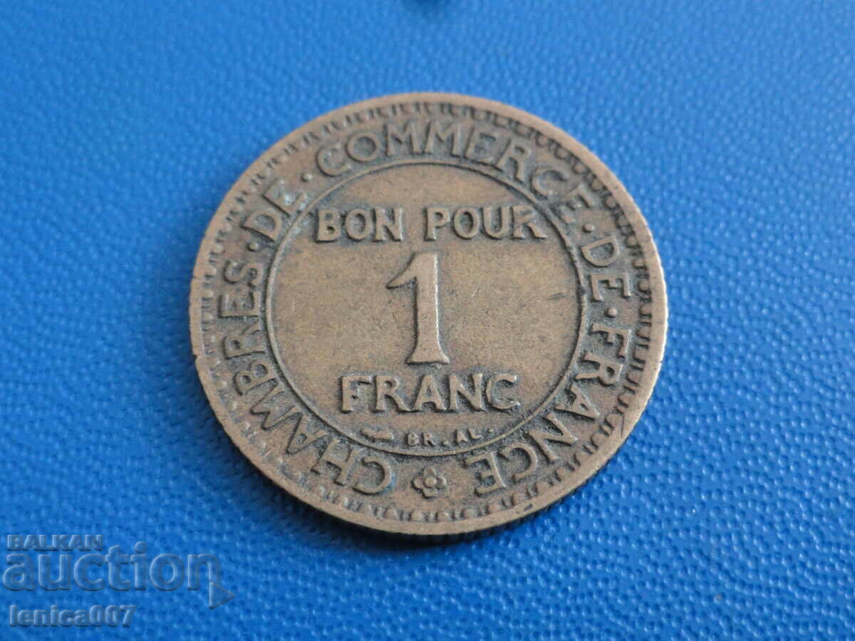 Delivery of France 1923 - 1 franc