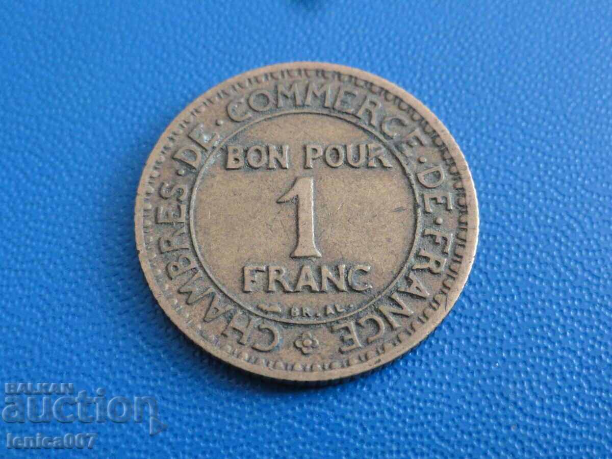 France 1923 - 1 franc - 6