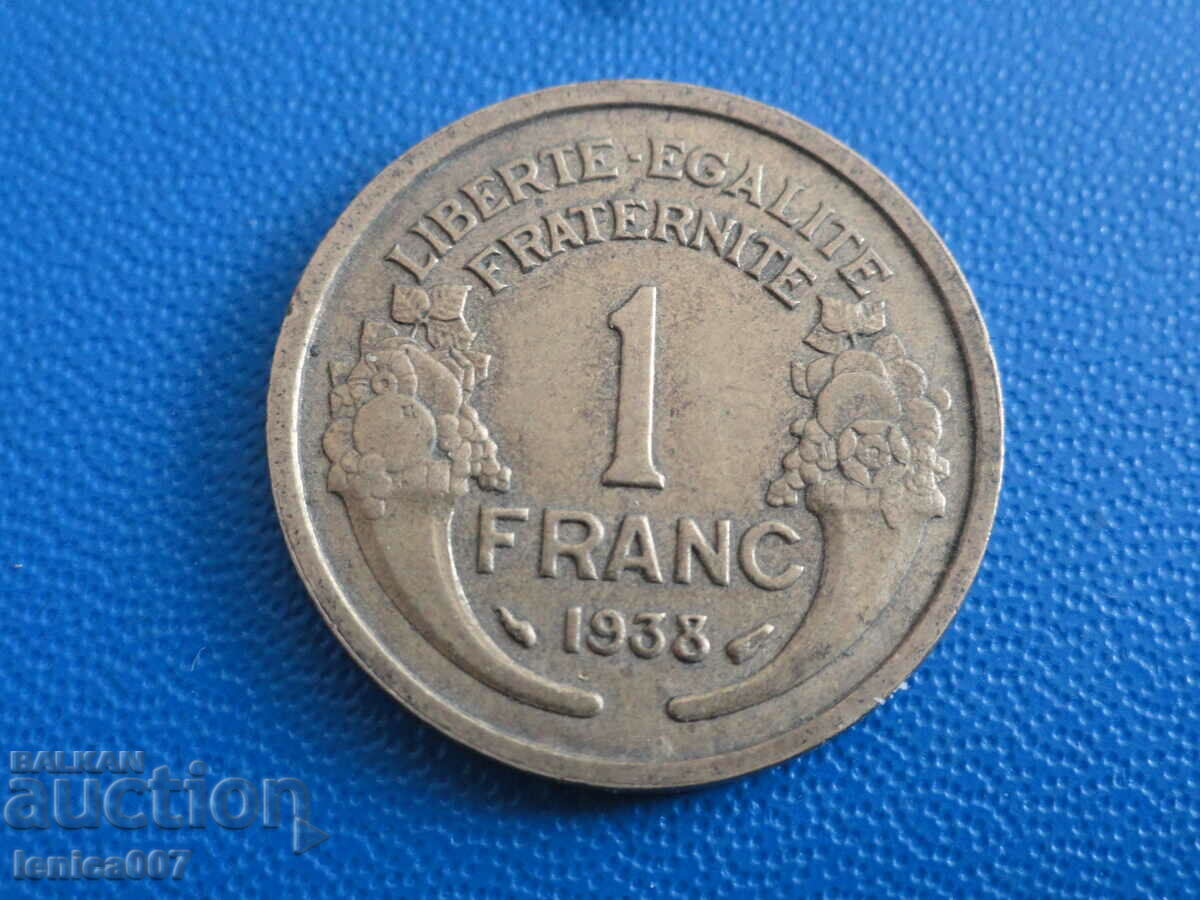 France 1938 - 1 franc with price 1.20 BGN | € 0.61 France 1938 - 1 franc with price 1.20 BGN | € 0.61