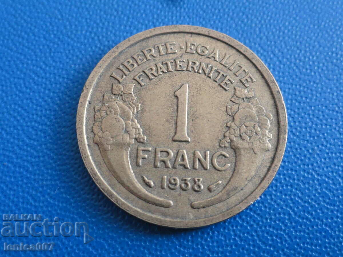 Delivery of France 1938 - 1 franc Delivery of France 1938 - 1 franc