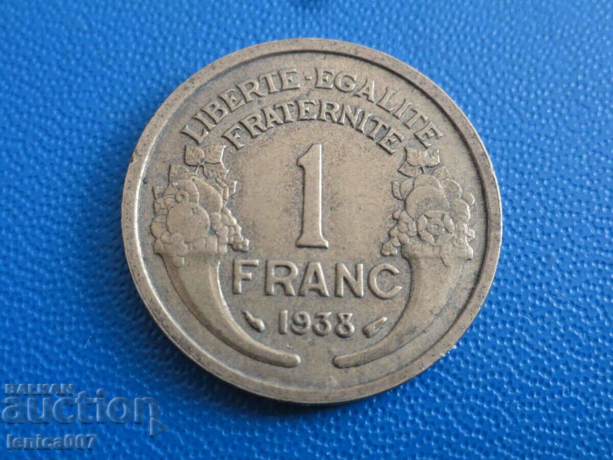 France 1938 - 1 franc - 6 France 1938 - 1 franc - 6