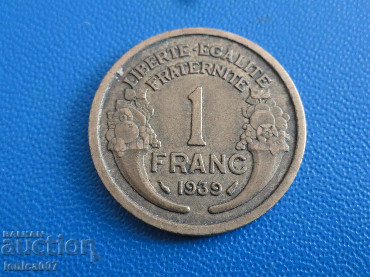 Franța 1939 - 1 franc - 6 Franța 1939 - 1 franc - 6