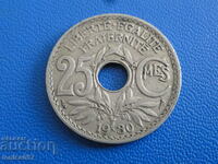 Franța 1930 - 25 de centimetri