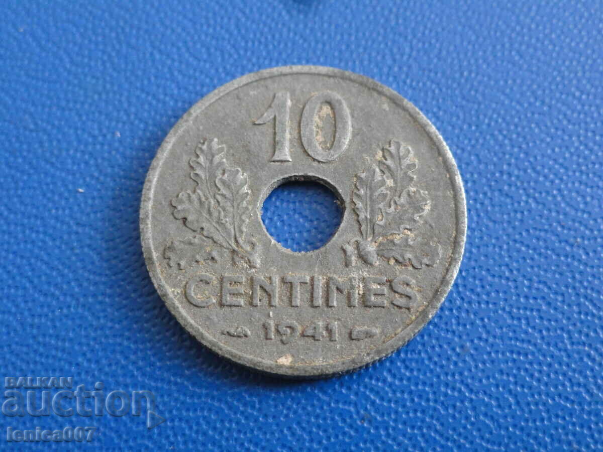 Licitație Franta 1941 - 10 centimes Licitație Franta 1941 - 10 centimes