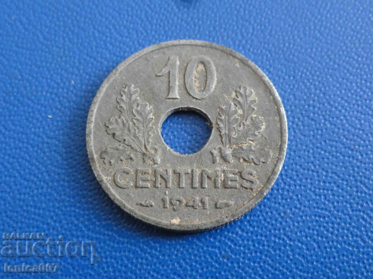 Franta 1941 - 10 centimes Franta 1941 - 10 centimes