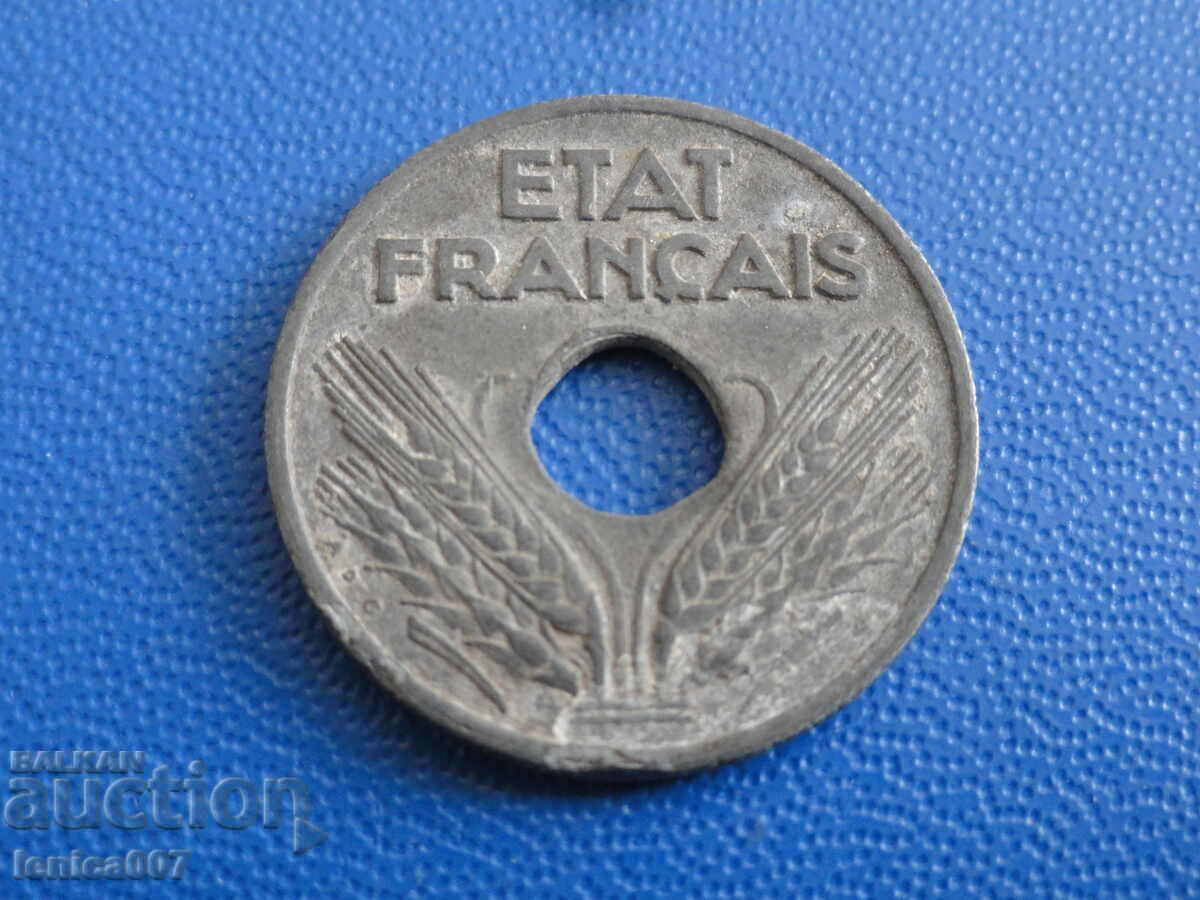 Franta 1942 - 10 centimes Franta 1942 - 10 centimes