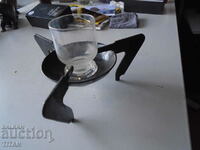 артистична метална стойка за ваза, чаша, свещник