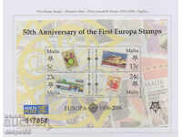 2006. Малта. 50-годишнина от първите марки на тема "Европа".