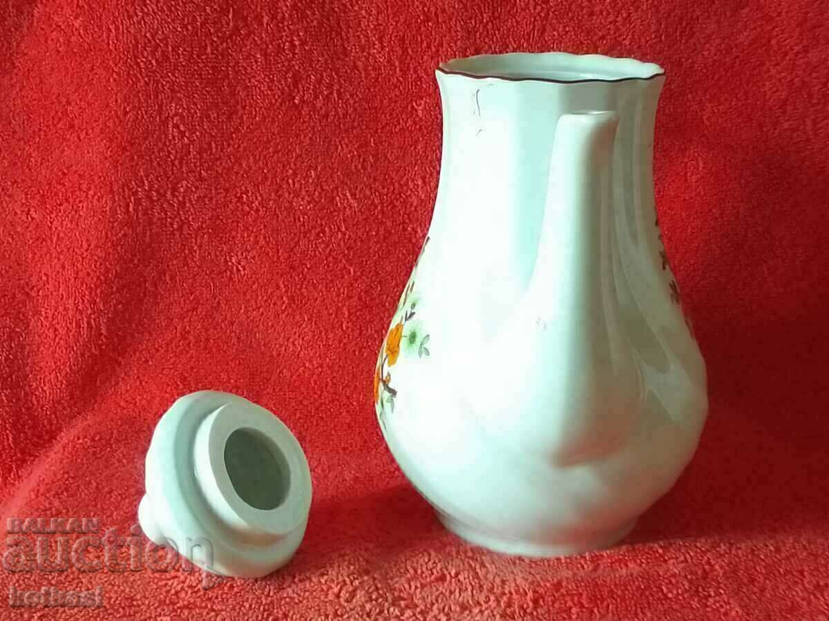 Доставка на Стара соц порцеланова кана маркирана