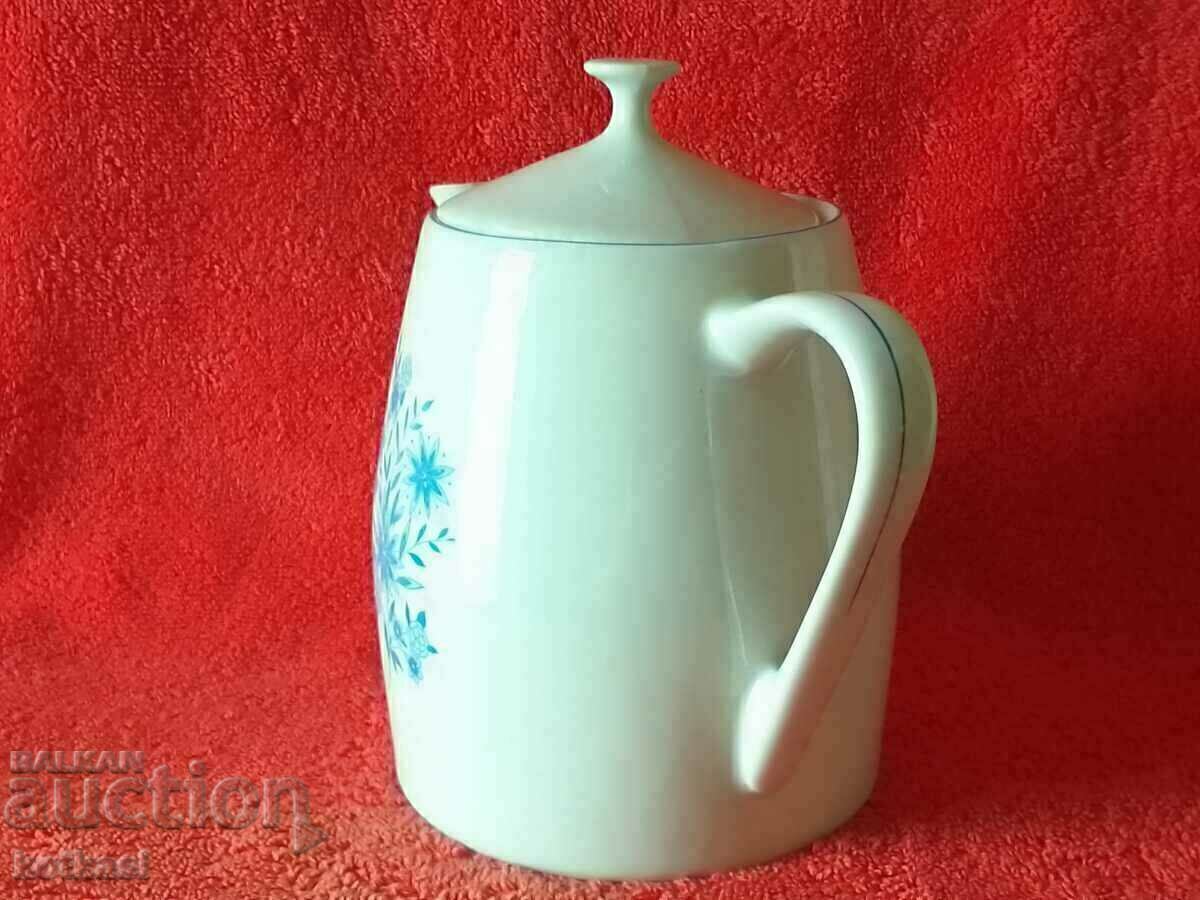 Old social porcelain jug marked with price 21.50 BGN | € 10.99