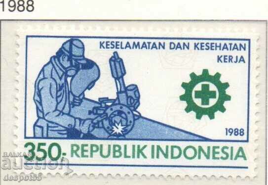 1988. Indonezia. Ziua Națională a Securității Muncii.