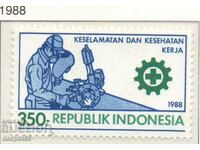 1988. Indonezia. Ziua Națională a Securității Muncii.