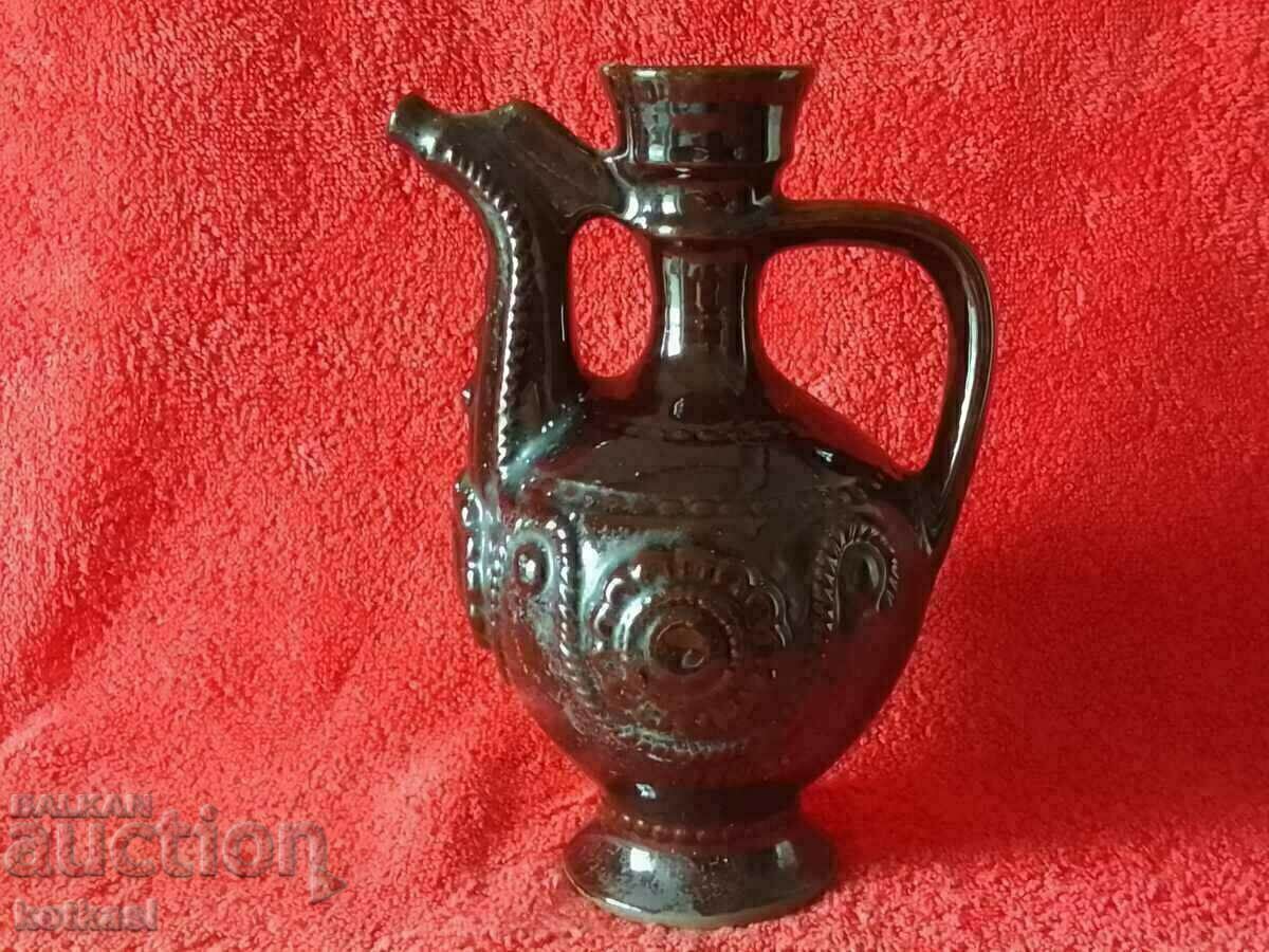 Old ceramic Pitcher Pavur glaze Old ceramic Pitcher Pavur glaze