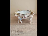 Beautiful porcelain bowl with angels!