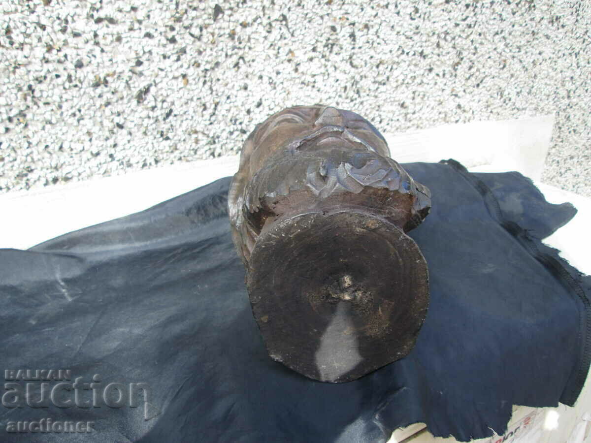 WOODEN STATUE HEAD OF JESUS CHRIST - 6 WOODEN STATUE HEAD OF JESUS CHRIST - 6