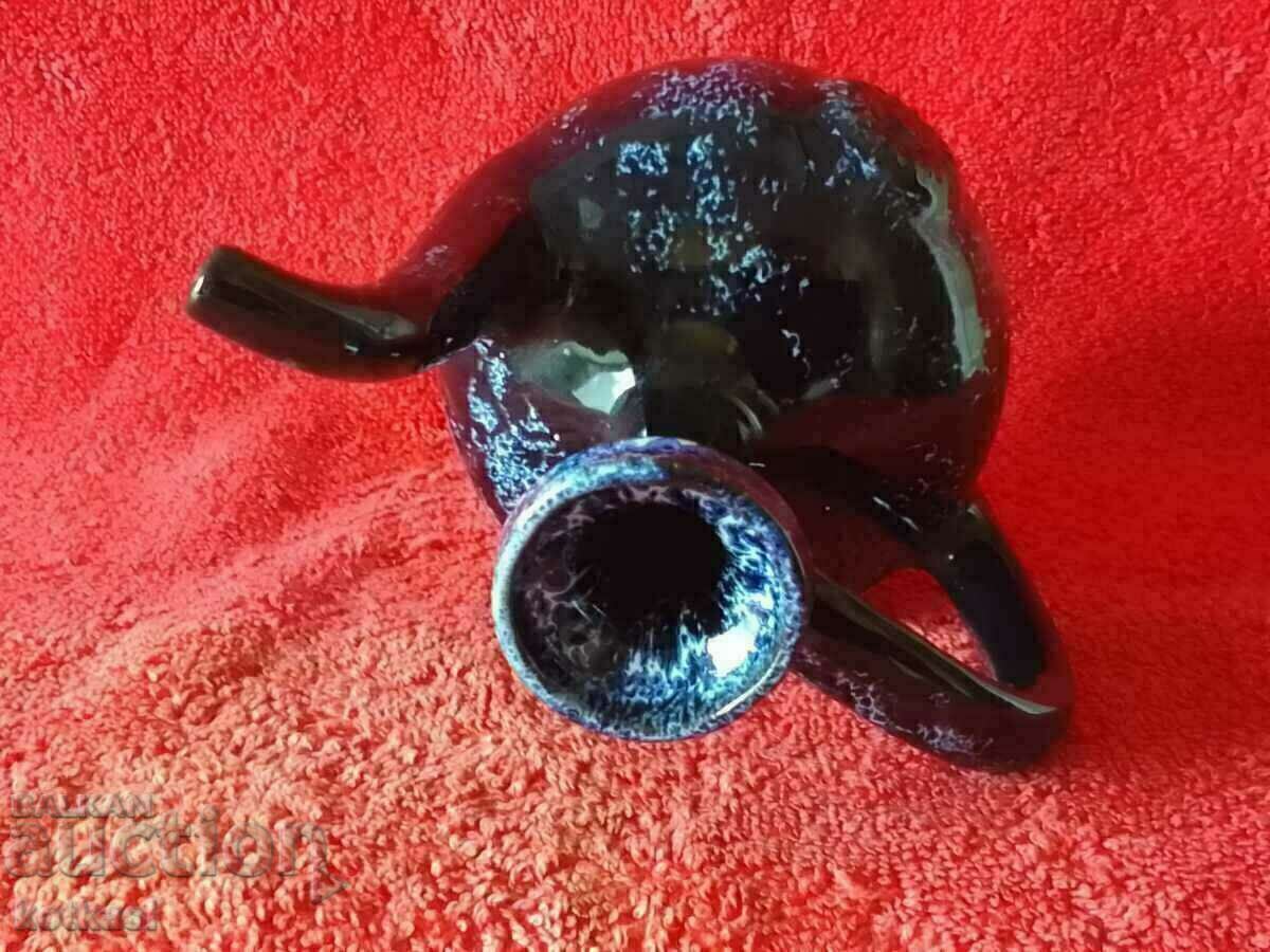 Old ceramic Pitcher Pavur glaze - 5 Old ceramic Pitcher Pavur glaze - 5