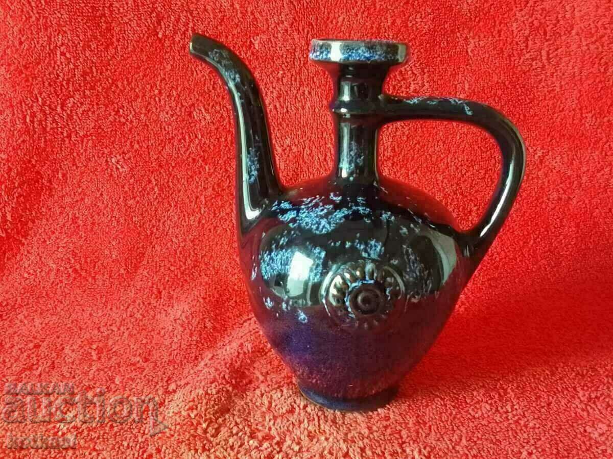 Old ceramic Pitcher Pavur glaze Old ceramic Pitcher Pavur glaze
