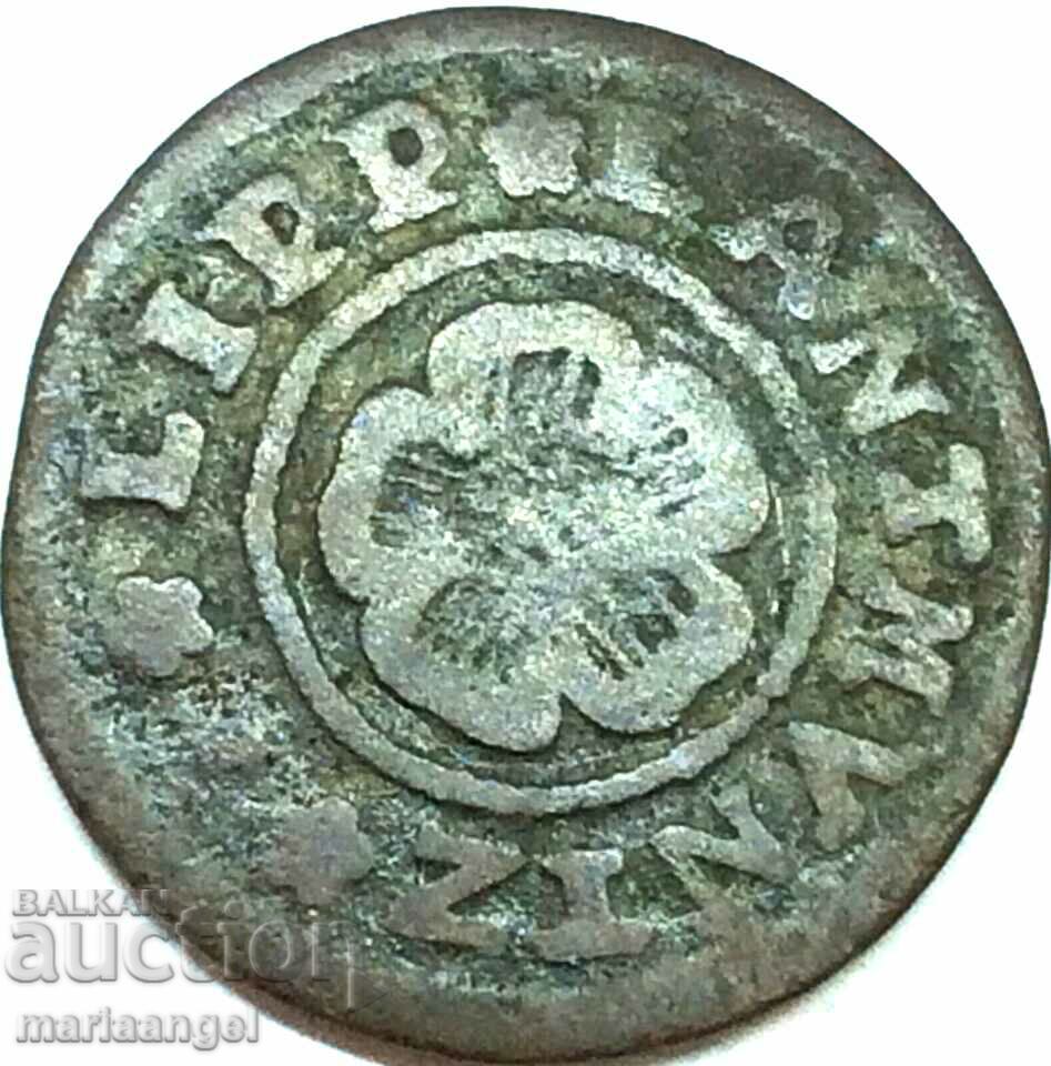 3 пфенига Липпе Германия 1700-1718 - рядка