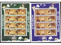 Καθαρά γραμματόσημα σε μικρά φύλλα Ευρώπη SEPT Πλοία 1992 Γιβραλτάρ