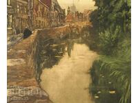 Albert Baertsoen (1866-1922), d - Canal à Bruges