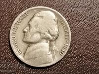 1940 ΗΠΑ 5 σεντς