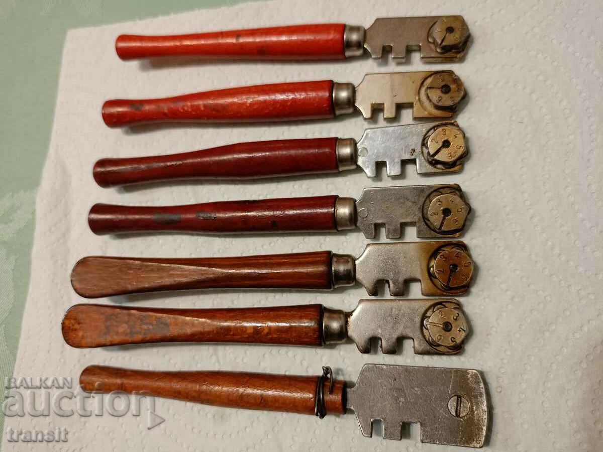 Diamonds JOBO, Lilberschnitt Germany lot 6 pcs. - 7