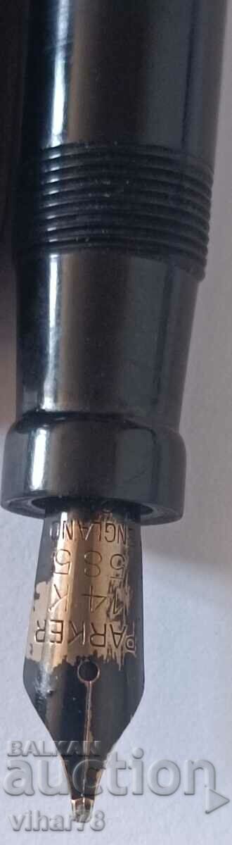 Auction  A pen with a PARKER-Parker gold nib