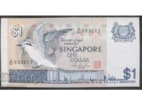 1 dolar Singapore, 1 dolar Singapore, UNC, 1976