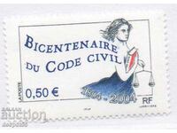 2004. France. 200th anniversary of the Civil Code.