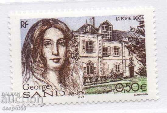 2004. France. 200 years since the birth of George Sand, 1804-1876.