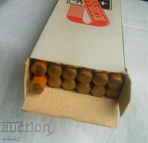 Old pencils KOH-I-NOOR - 3H, 12 pieces in original box with price 40.00 BGN | € 20.45 Old pencils KOH-I-NOOR - 3H, 12 pieces in original box with price 40.00 BGN | € 20.45