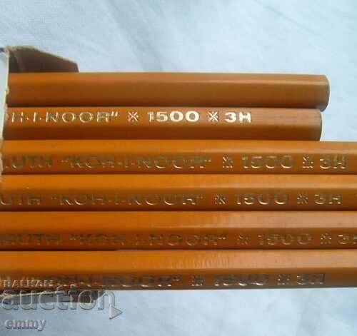 Auction Old pencils KOH-I-NOOR - 3H, 12 pieces in original box Auction Old pencils KOH-I-NOOR - 3H, 12 pieces in original box