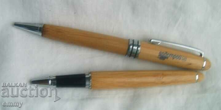 Auction  Souvenir wooden, gift set pen - "Vodstroy 98"