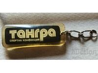 Old advertising key ring from the soca - Tangra SPORTS CANDY..