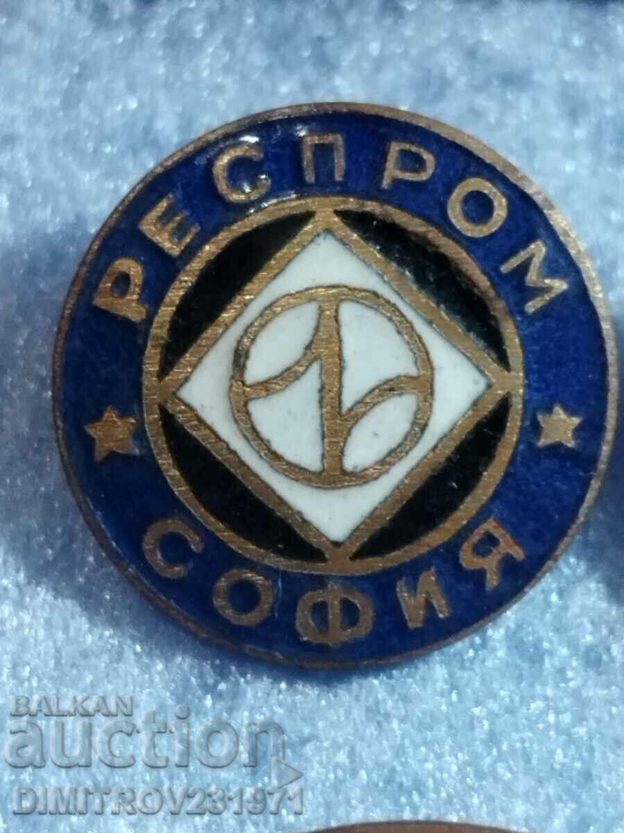 Badge. Resprom Sofia