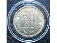 20 de dinari 1988