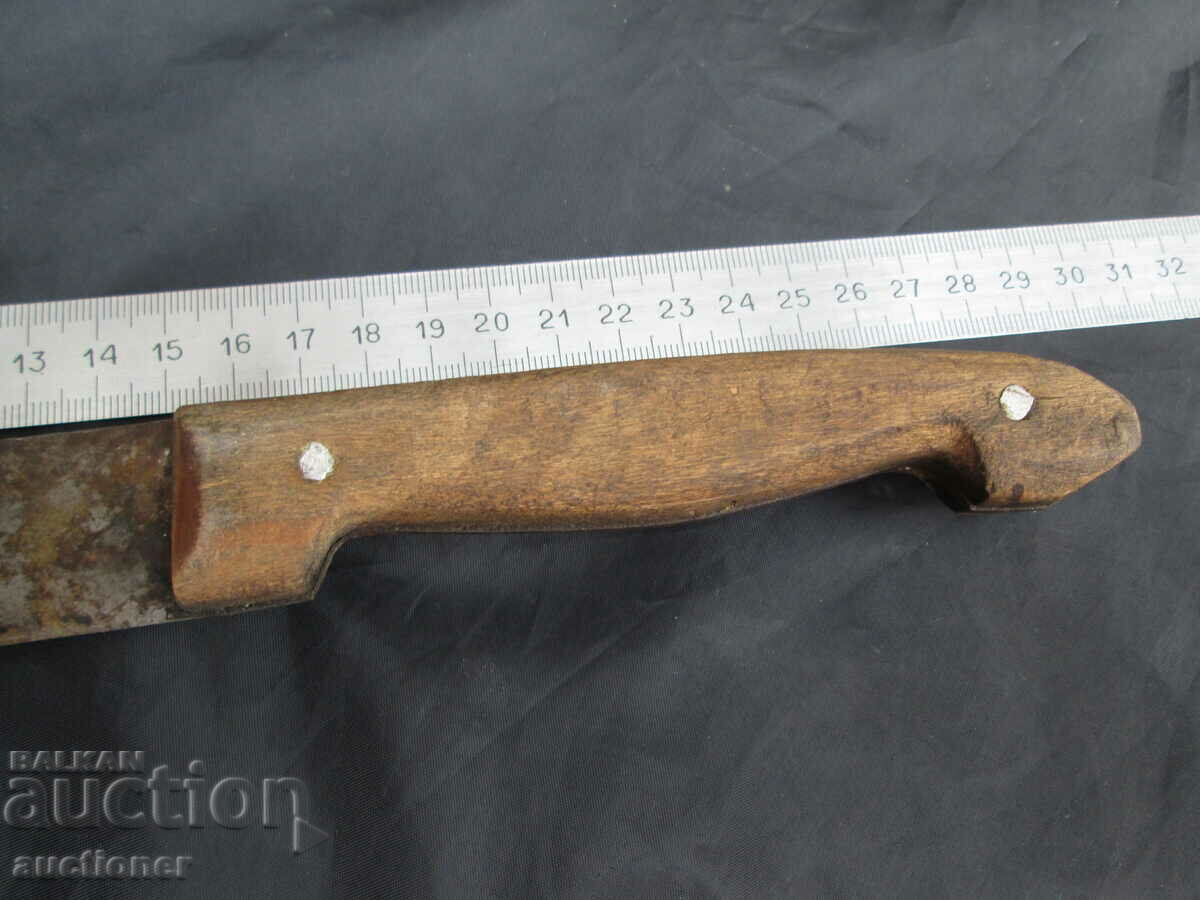 Auction  KNIFE BLADE ANTIQUE BUTCHER KNIFE