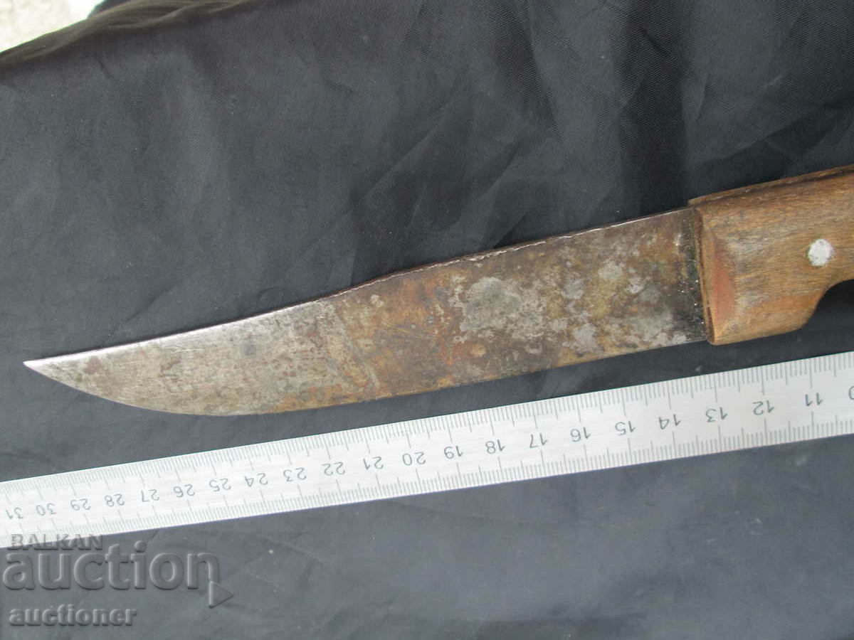 KNIFE BLADE ANTIQUE BUTCHER KNIFE - 6